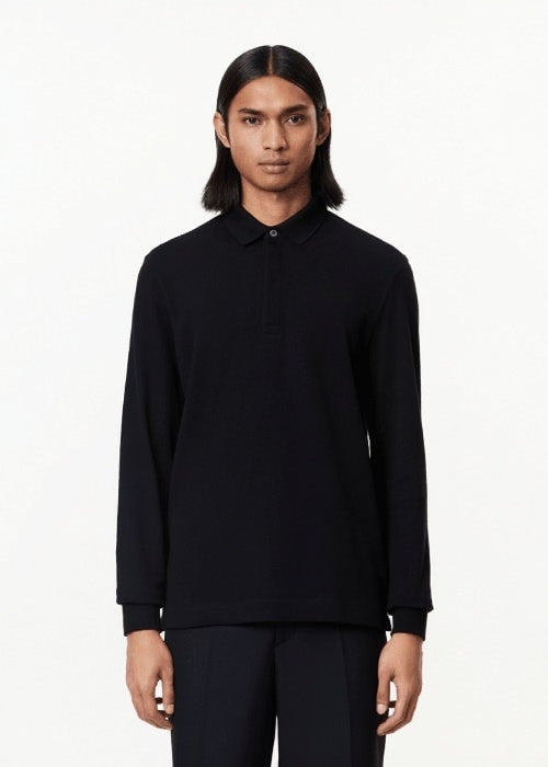 Polo Paris manches longues noir