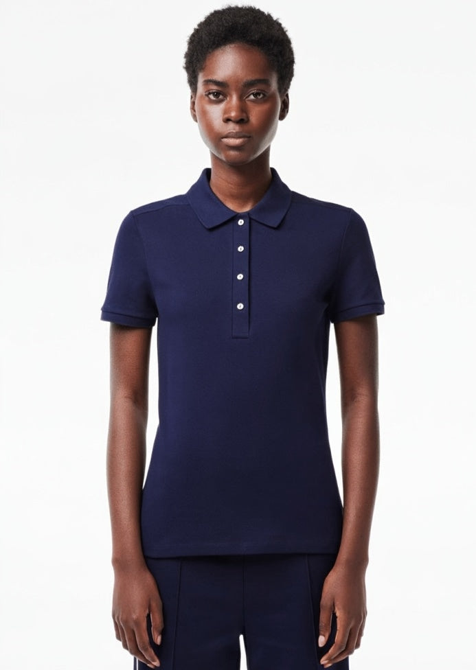 Polo femme marine