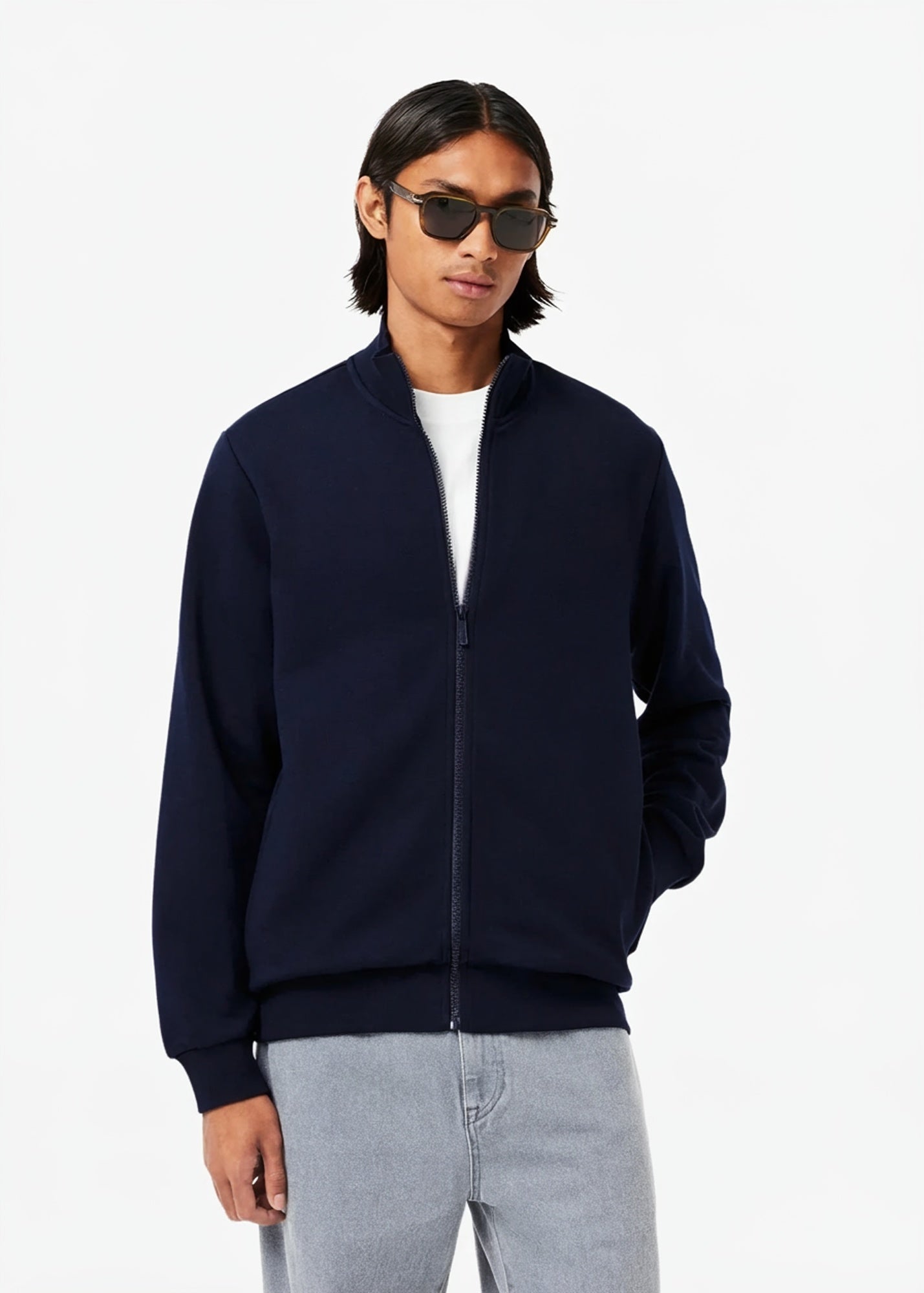 Sweat zippé marine