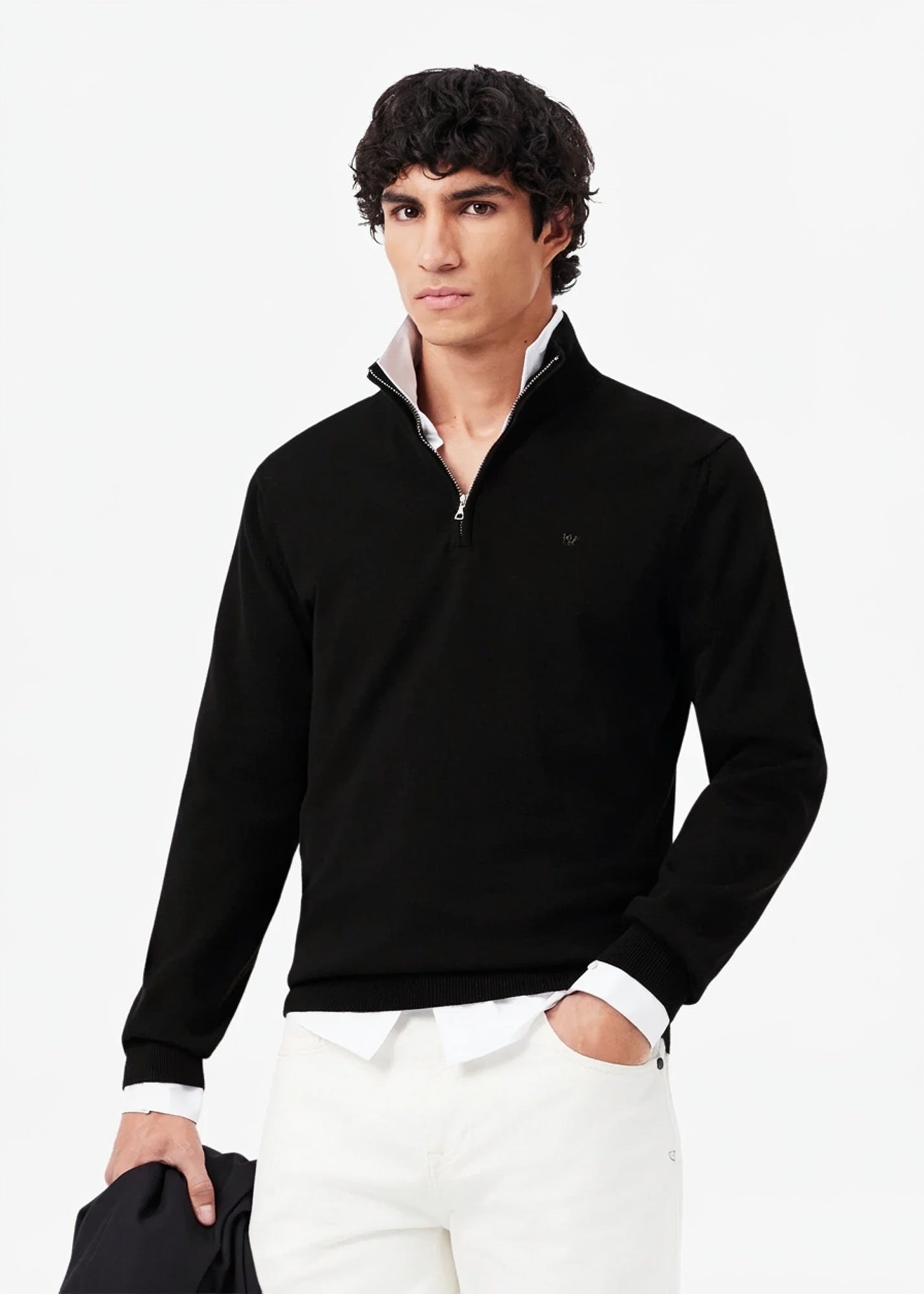 Pull camionneur noir