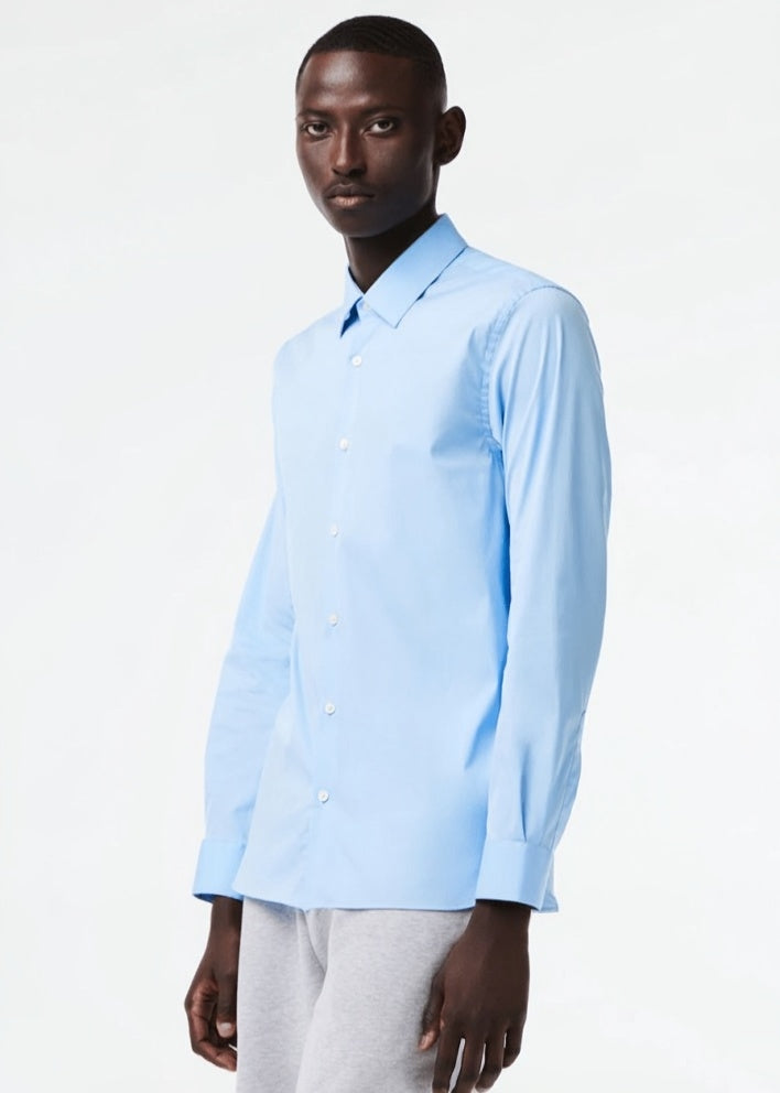 Chemise Ajustée bleue