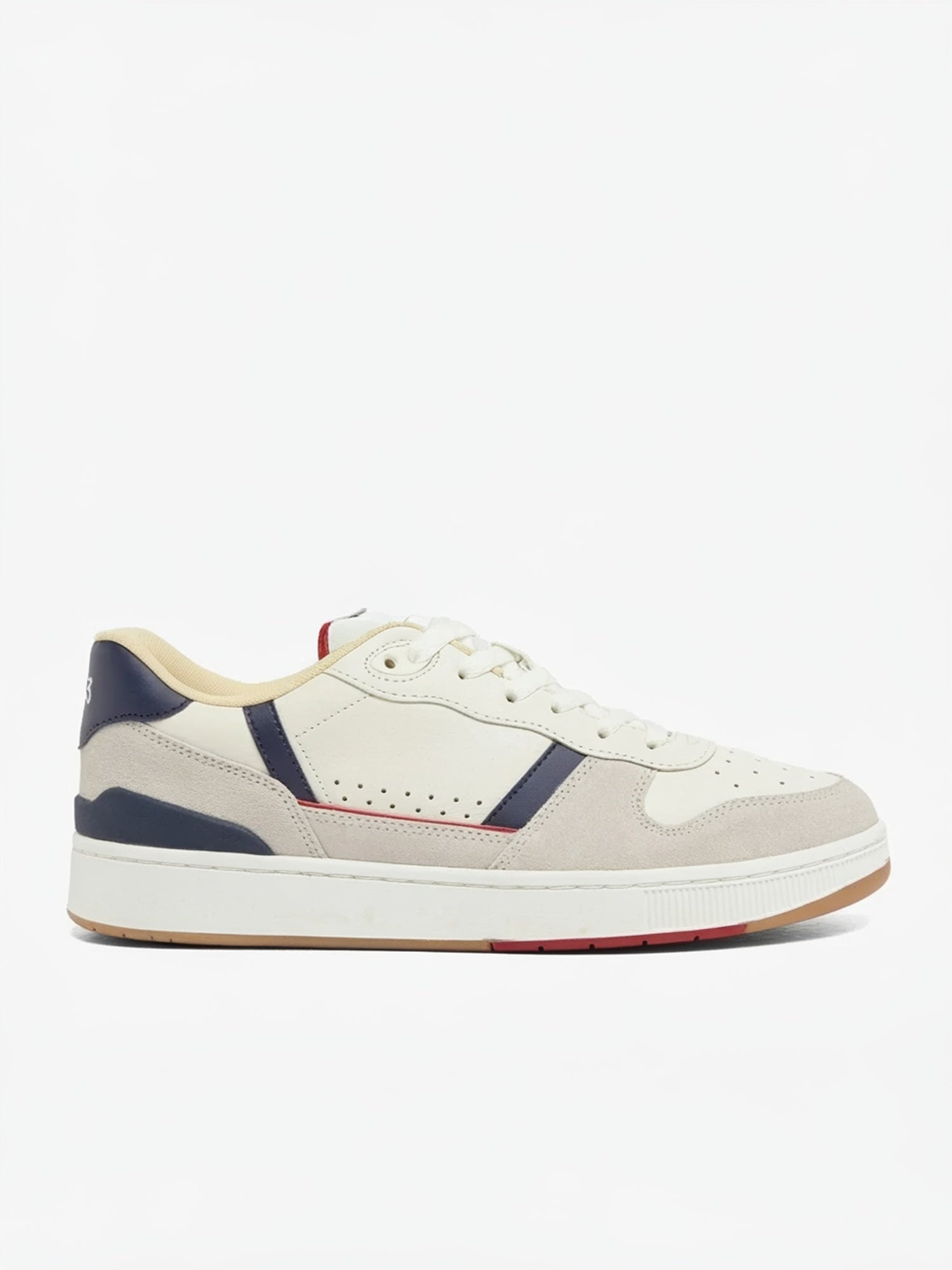 Baskets beige et bleu