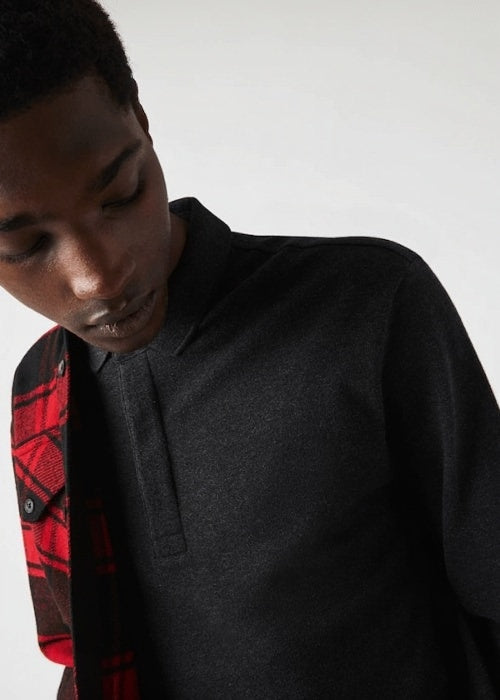 Polo Paris manches longues gris