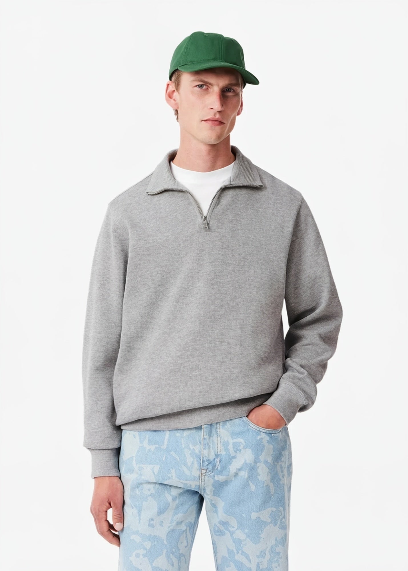 Sweat camionneur gris