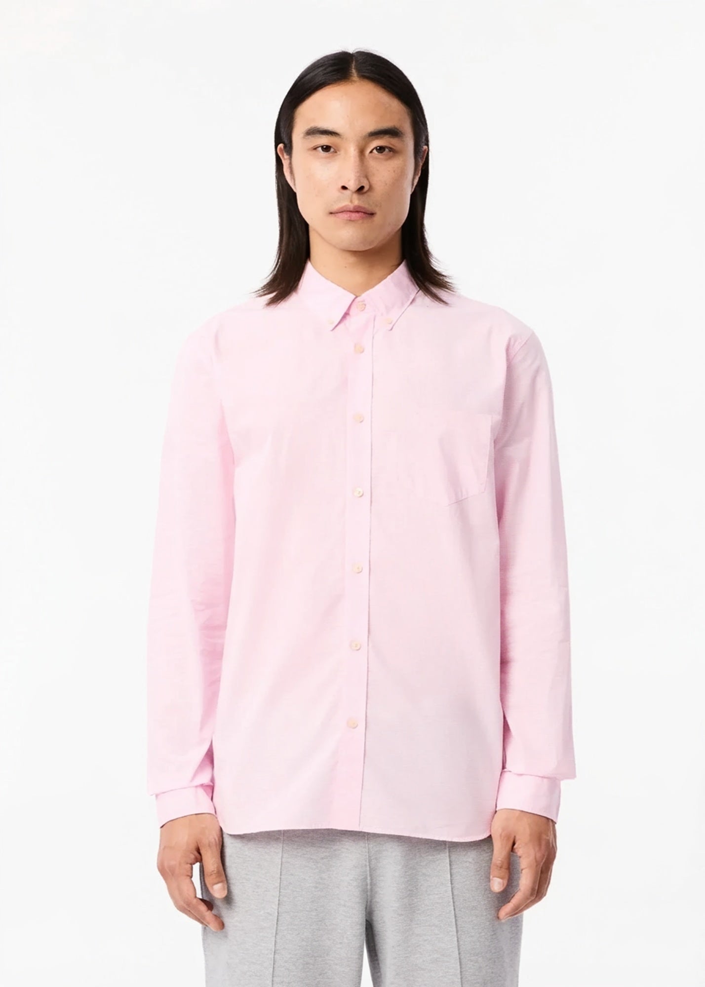 Chemise vichy rose